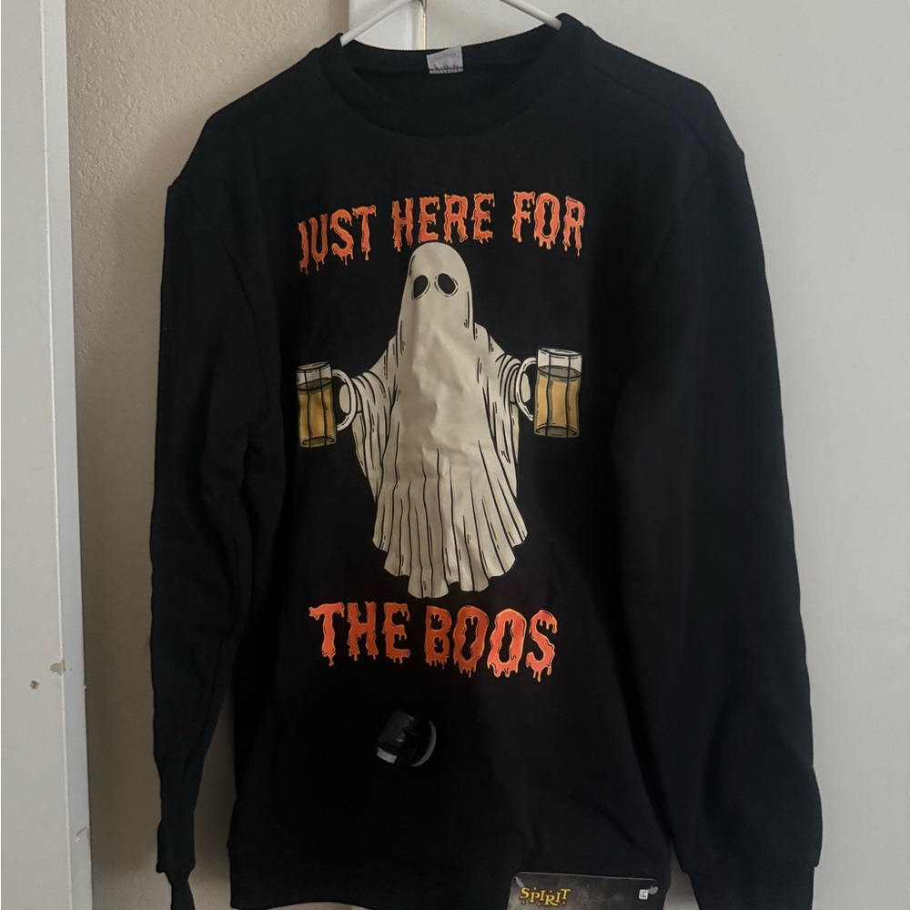 Halloween  Sweatshirt with Drink Pouch